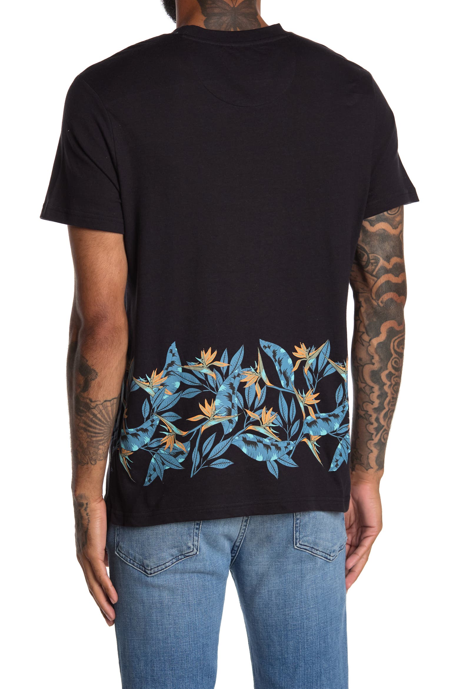 Small Patterned Suitcase Sovereign Code Pattern Trim T-Shirt (Men) | Nordstromrack