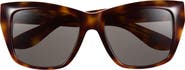Saint Laurent SL 923 55mm Square Cat Eye Sunglasses