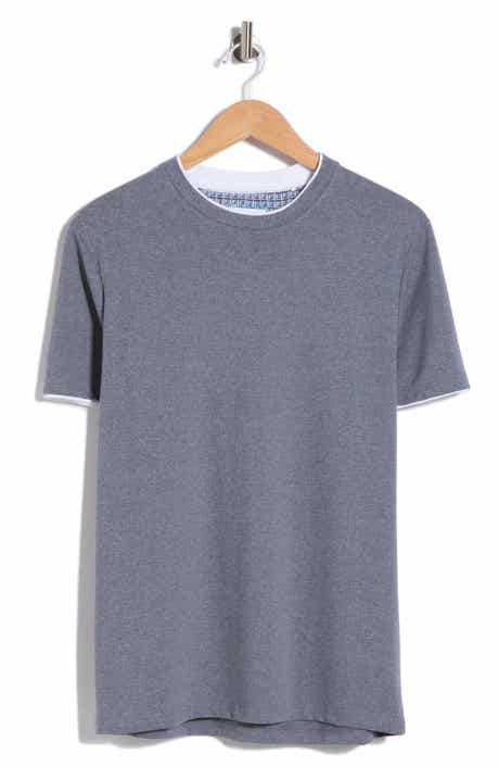 DENIM AND FLOWER Textured Crewneck T-Shirt