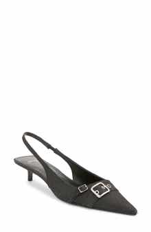 Mecha Kitten Heel Pointed Toe Pump