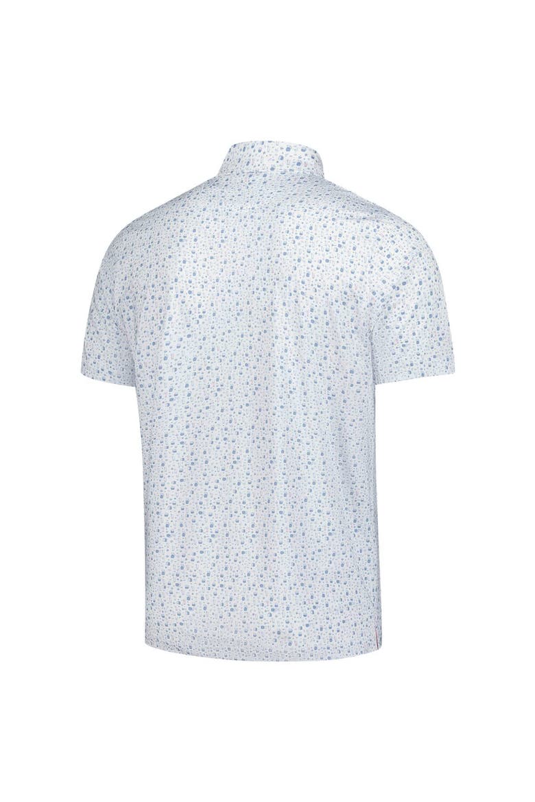 Men's Puma  White Arnold Palmer Invitational Tea Time MATTR Polo, Alternate, color, White