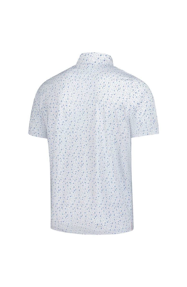 PUMA Men's Puma White Arnold Palmer Invitational Tea Time MATTR Polo, Alternate, color, White