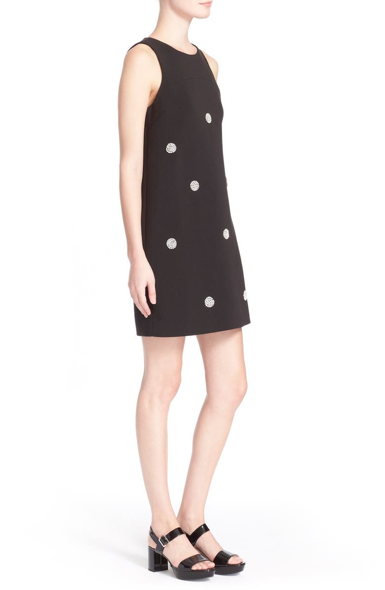 Kate Spade New York embellished dot shift dress, Alternate, color,