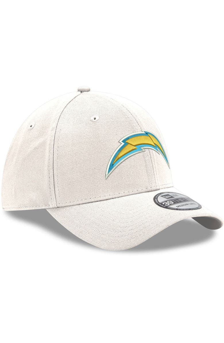 New Era Men's New Era White Los Angeles Chargers Iced II 39THIRTY Flex Hat, Alternate, color, 