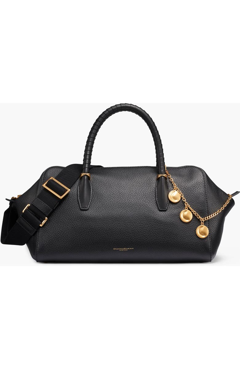 Donna Karan New York Chantilly Satchel, Main, color, Blk/Gold