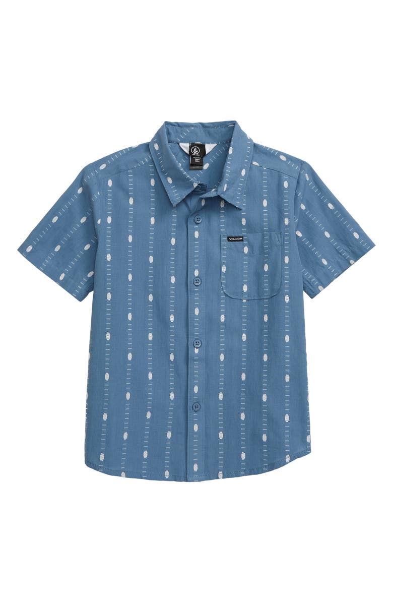 Volcom Bonga Stripe Button-Up Shirt, Main, color, 