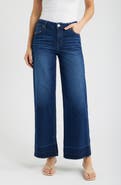 1822 Denim Mid Rise Slim Wide Leg Jeans