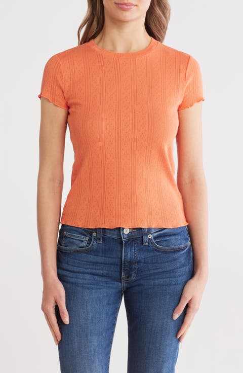 Como Pointelle T-Shirt