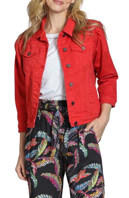 APNY APNY PUFF SLEEVE DENIM JACKET