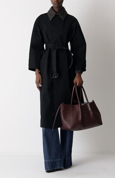 コート BOTTEGA VENETA Woman Coat Black 797366V4N00 1000 BOTTEGA VENETA COAT (797366V4N00 1000) (BOTTEGA VENETA