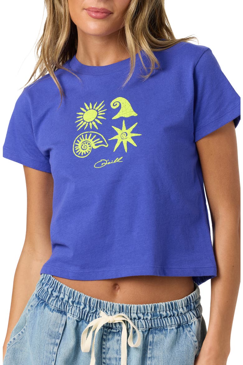 Shell Star Graphic Tee, Alternate, color, ROYAL BLUE