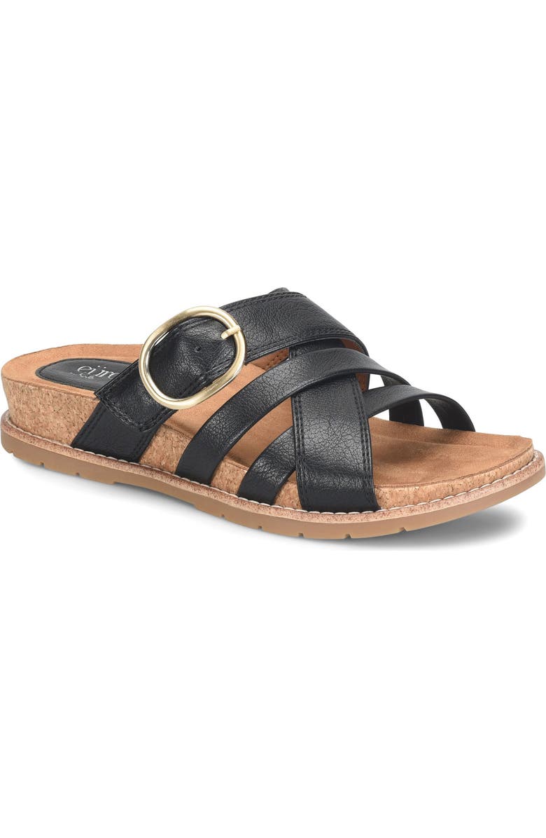 EUROSOFT Georgette Slide Sandal, Main, color,