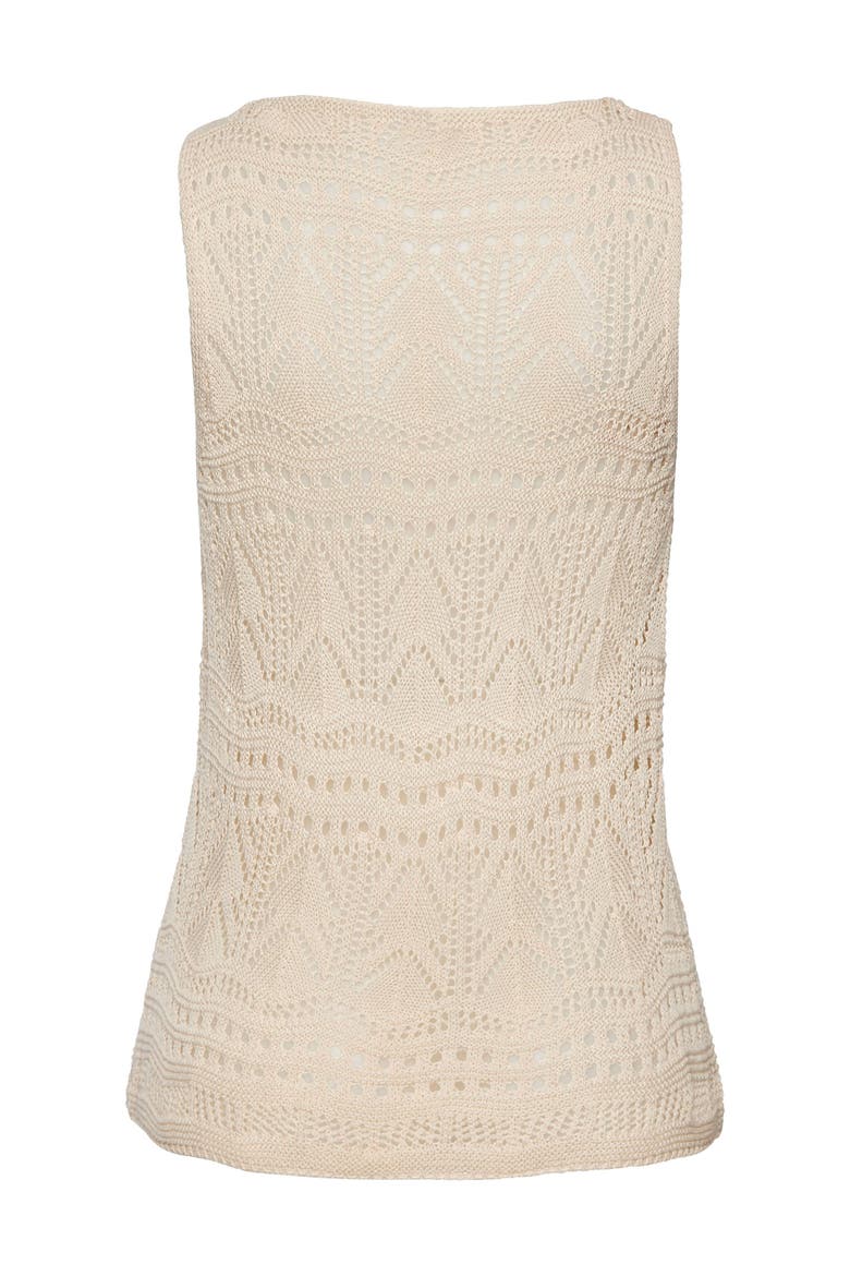 Crochet Tank Top, Alternate, color, Sand