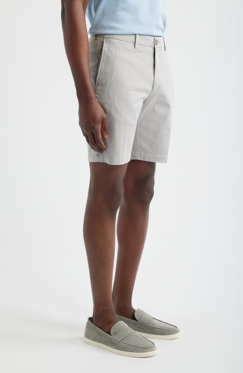 Scott Barber Savannah Stretch Cotton Twill Shorts, Alternate, color, Mist