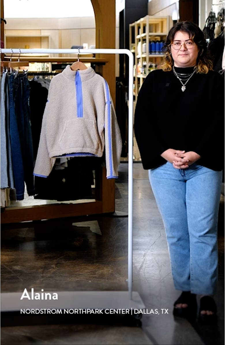 Kids' Stretch Out High Pile Fleece Half Zip, sales video thumbnail