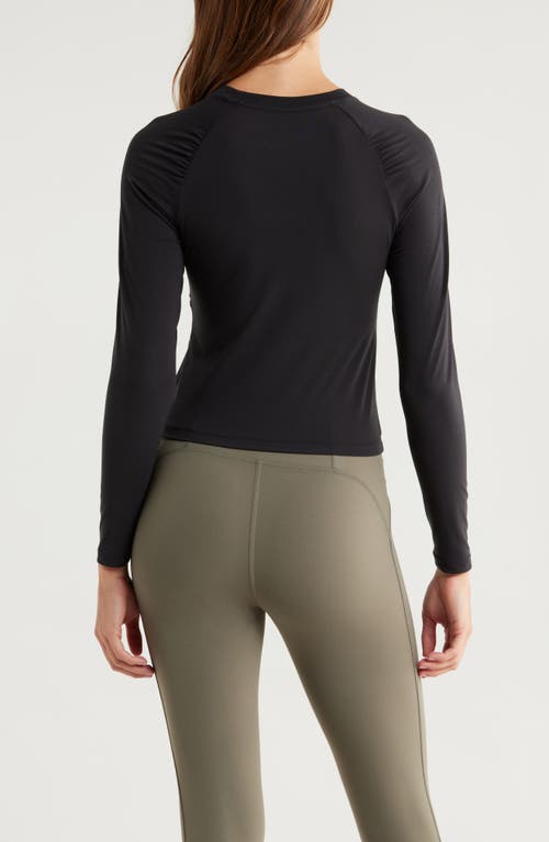 Free Fly Elevate Long Sleeve Performance T-shirt In Black