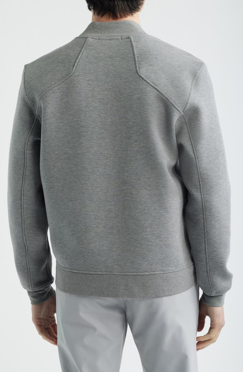 Greyson Calgary Luxe Bomber Jacket, Alternate, color, Medium Grey Heather