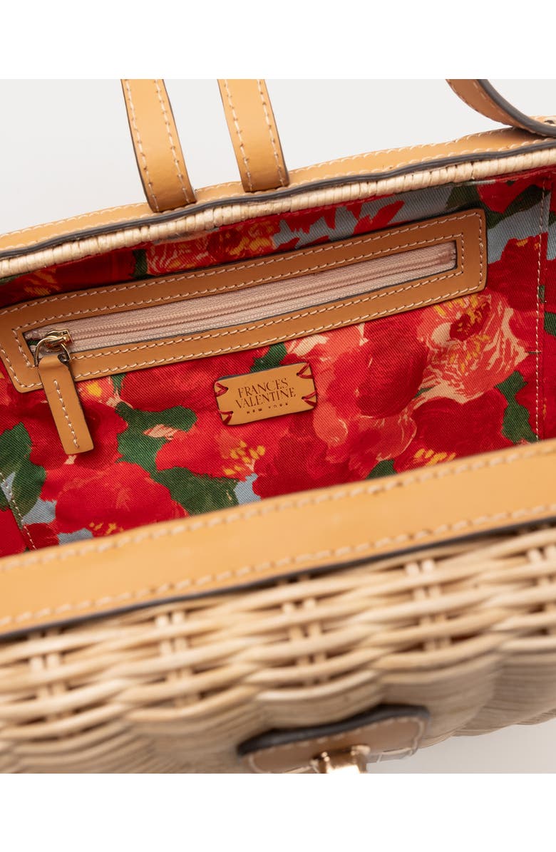 Frances Valentine The Holland Woven Wicker Satchel, Alternate, color, Natural/ Natural