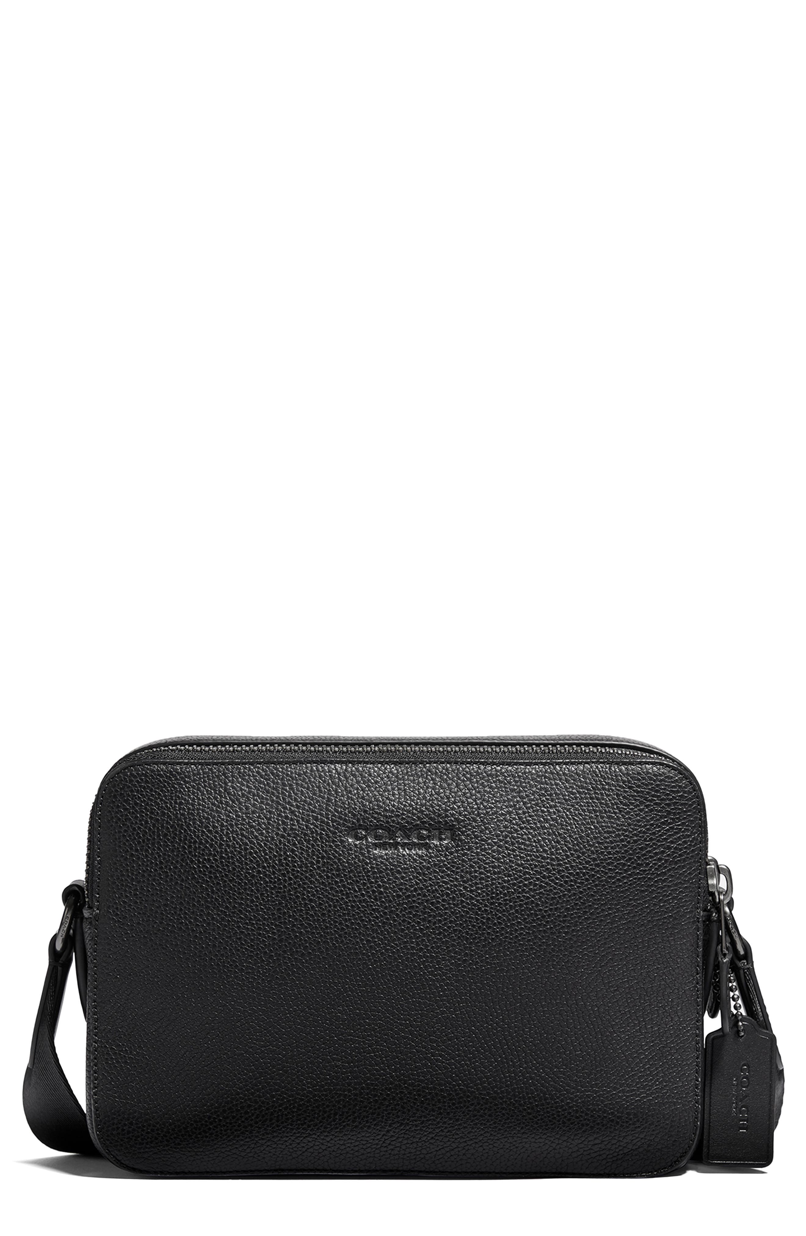 COACH Charter Pebble Leather Crossbody Bag, Main, color, 