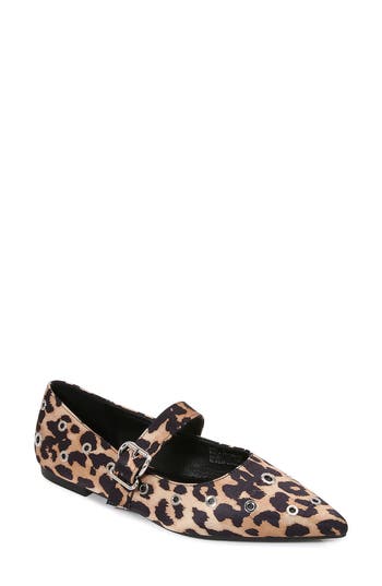 BERNESS BERNESS FRIEDRICH GROMMET POINTED TOE MARY JANE FLAT 