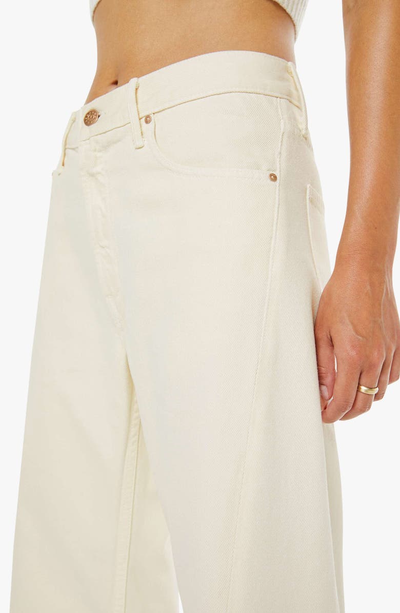 MOTHER Lemon Twist High Waist Wide Leg Jeans, Alternate, color, Natural