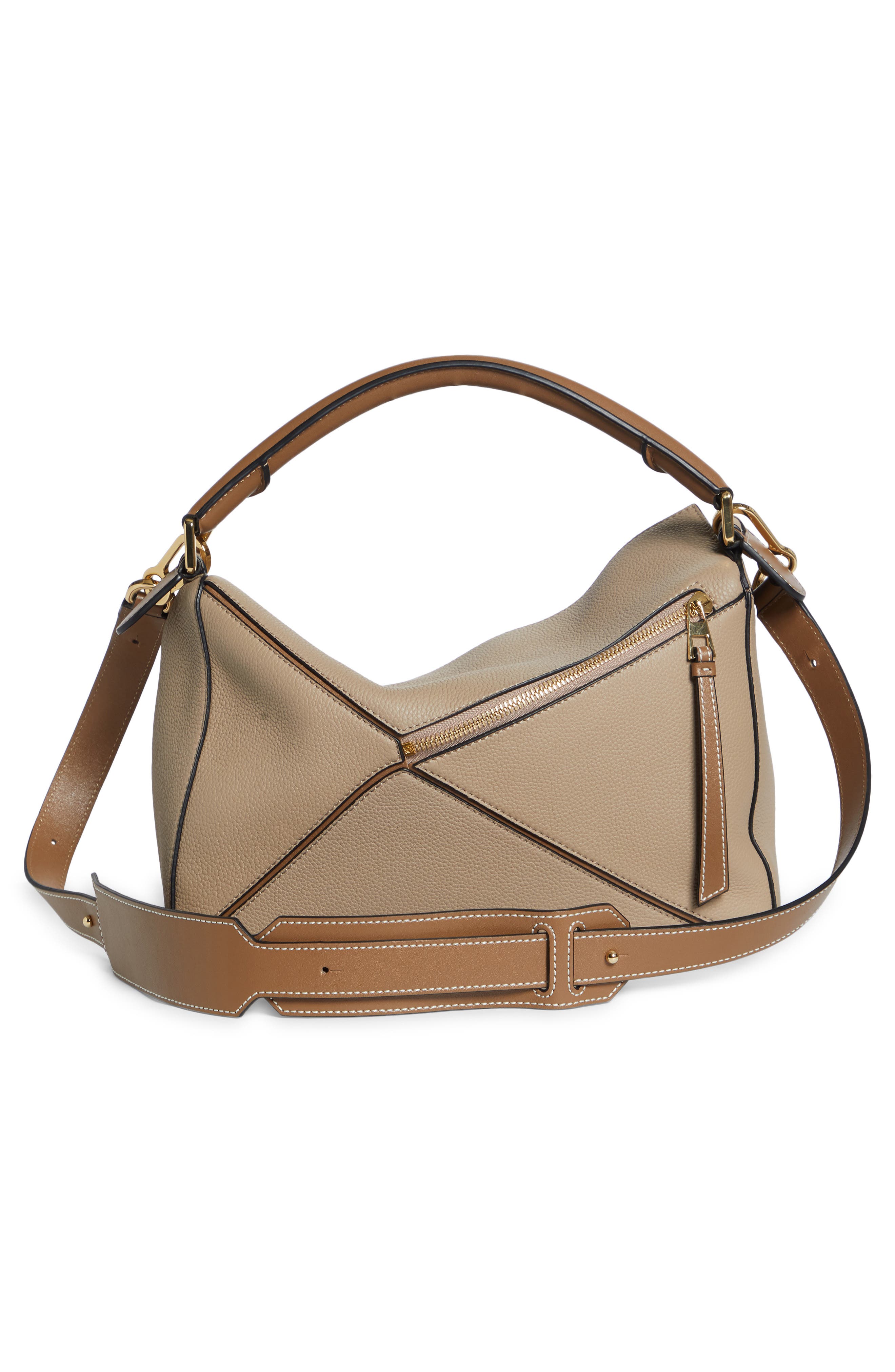 Loewe Medium Puzzle Leather Shoulder Bag, Alternate, color, 