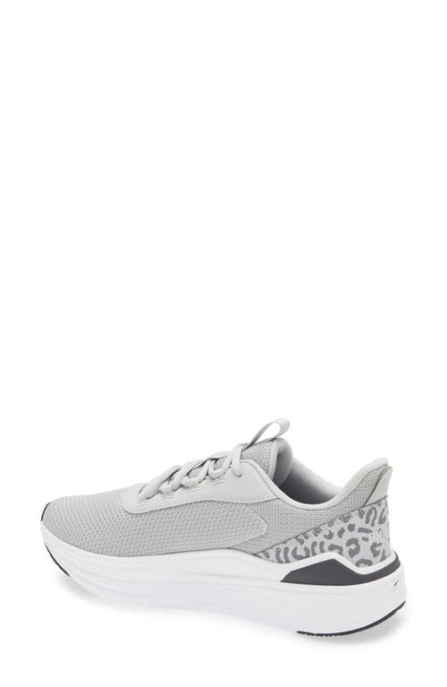 Puma Stakd Evo Premium Knit Sneaker In Cool Light Gray- Silver