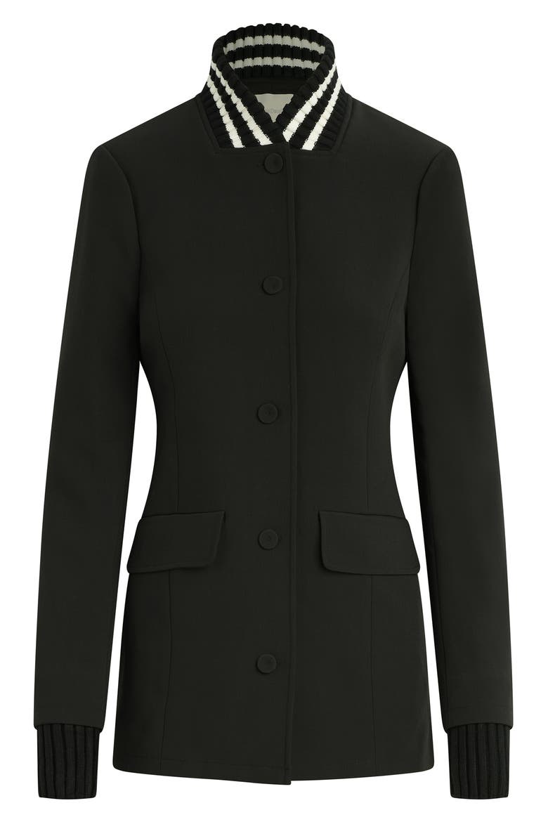 The Varsity Blazer, Alternate, color, BLACK