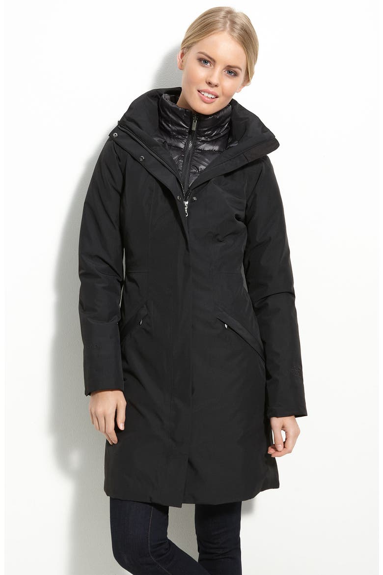 'Suzanne' TriClimate® 3-in-1 Jacket, Main, color, BLACK