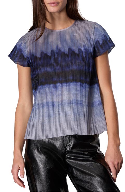 Hailey Printed Organza Top