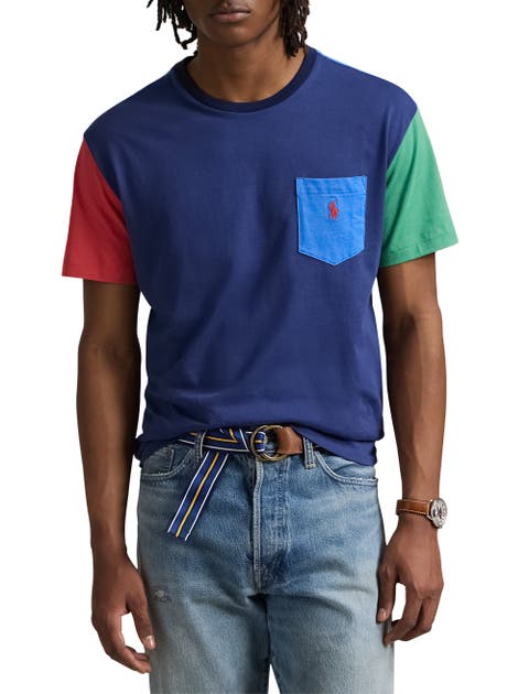 Big & Tall Colorblocked Jersey T-Shirt