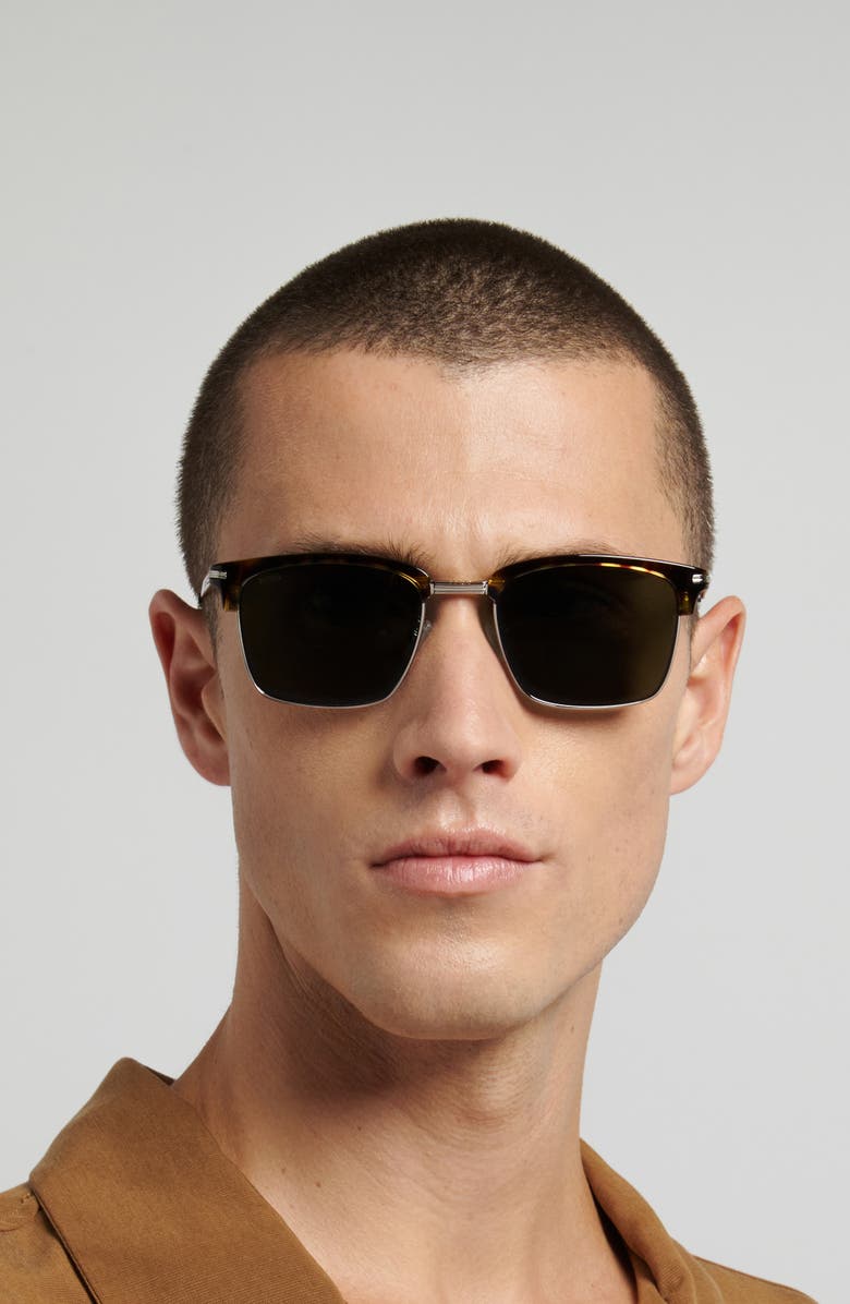 BOSS 53mm Sunglasses, Alternate, color, Havana Ruthenium/ Green