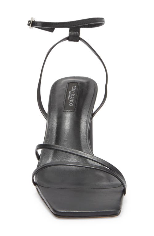 Tony Bianco Corso Ankle Strap Sandal In Black Nappa