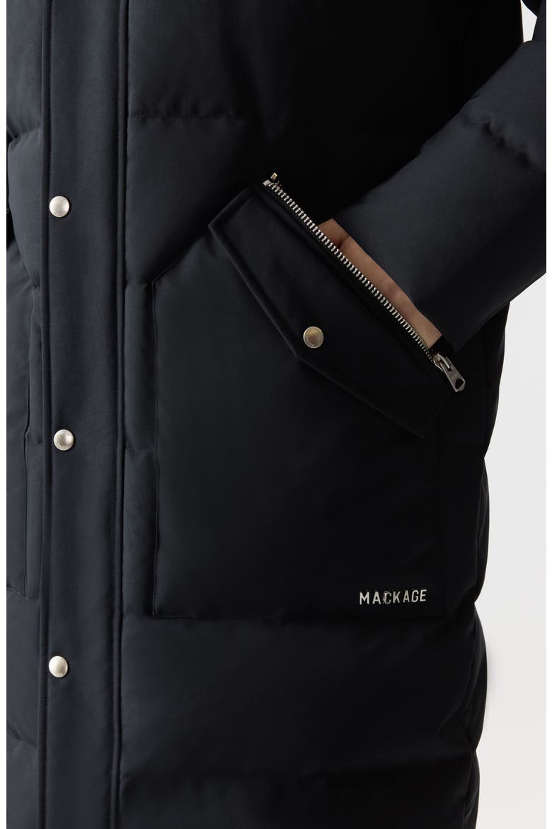 Werner Longline Down Parka, Alternate, color, BLACK