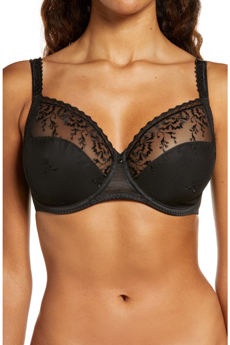 Every Curve Full Coverage Underwire Bra, Main, color, BLACK