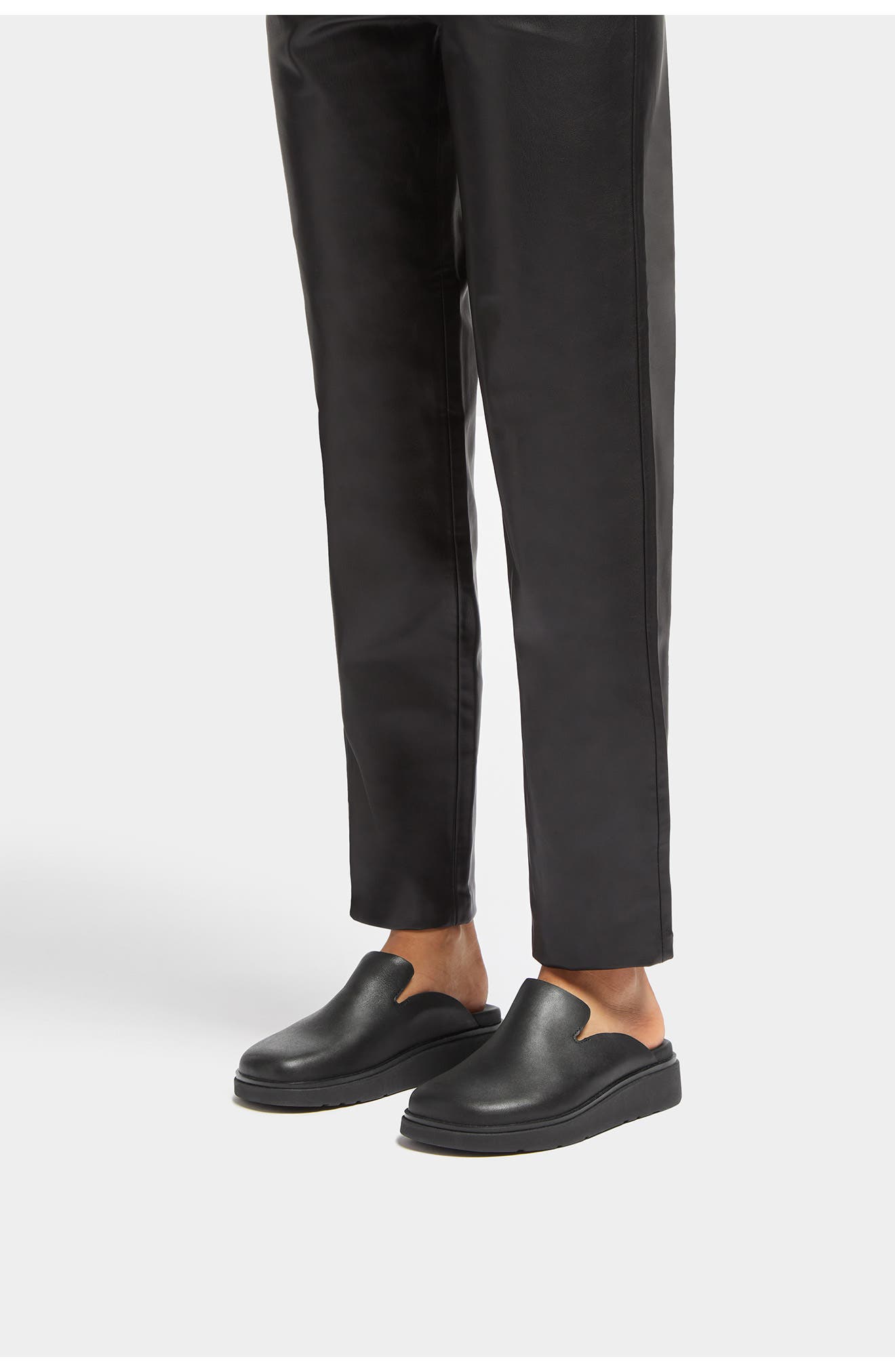 FitFlop Platform Mule, Alternate, color, All Black