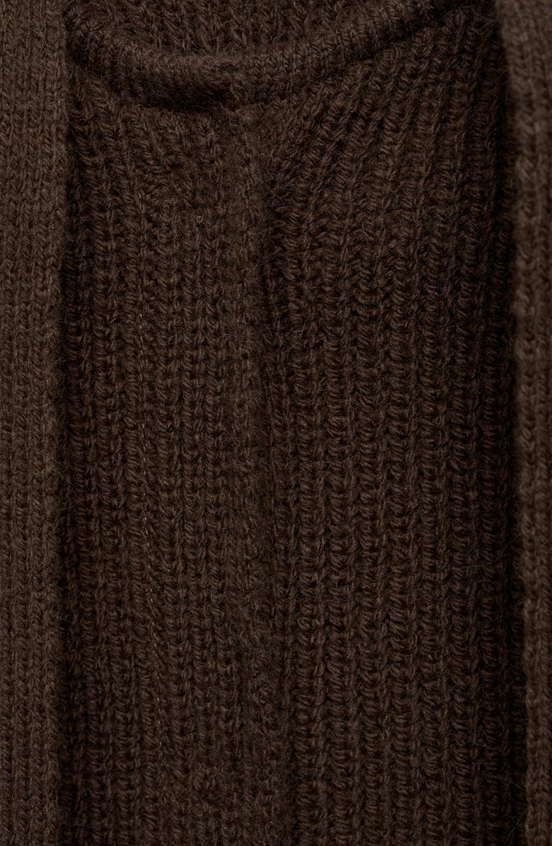 MANGO Scarf Detail Cape Cardigan, Alternate, color,