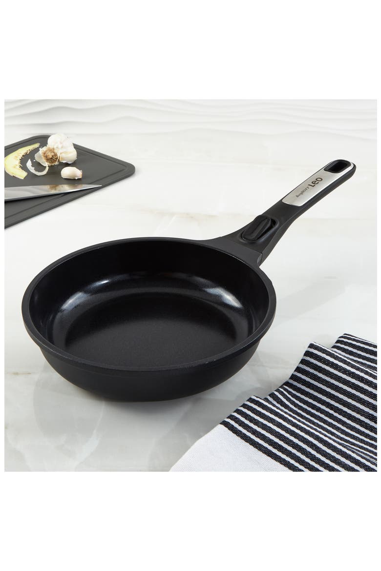 Leo Phantom Fry Pan, Alternate, color, BLACK