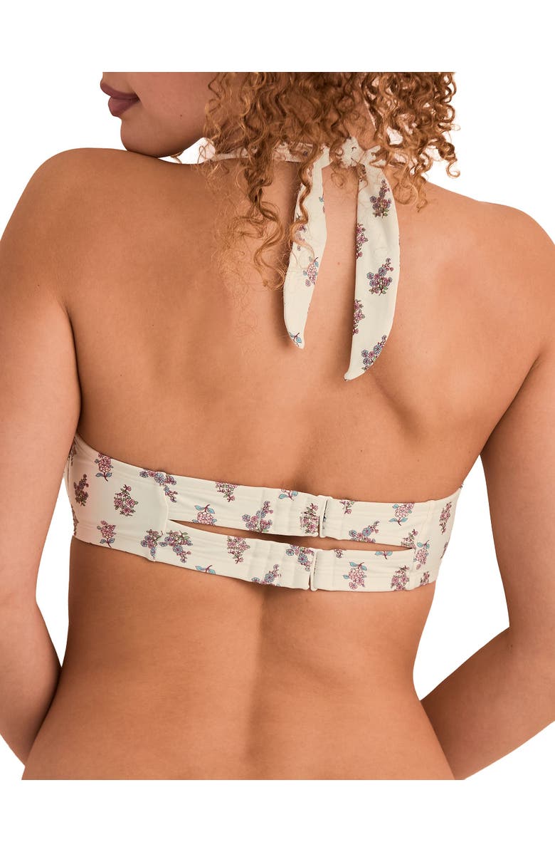 Adore Me Shelbie Swimwear Swimwear Top, Alternate, color, Floral Beige