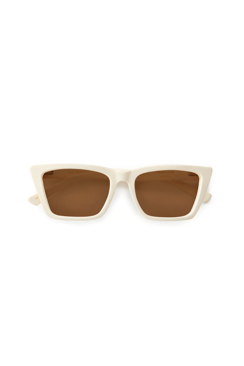 Zoé Sunglasses, Alternate, color, Creme