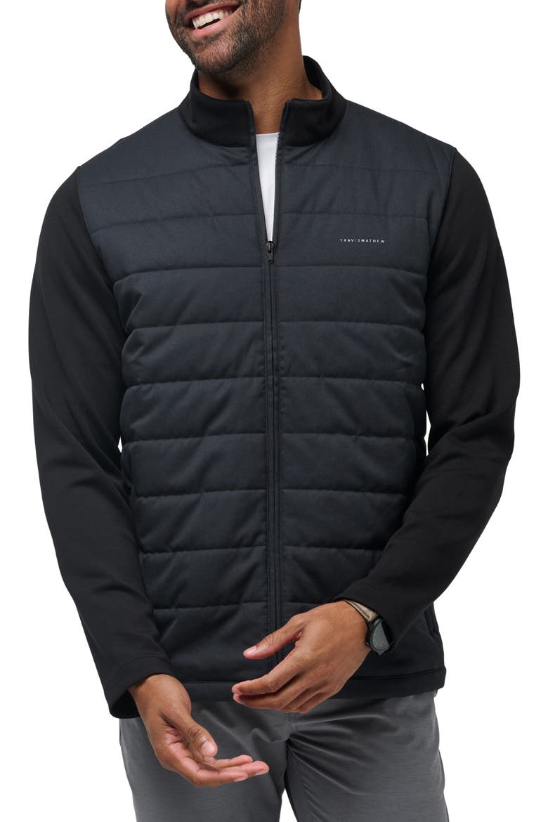 Point of Sail Hybrid Jacket, Main, color, BLACK