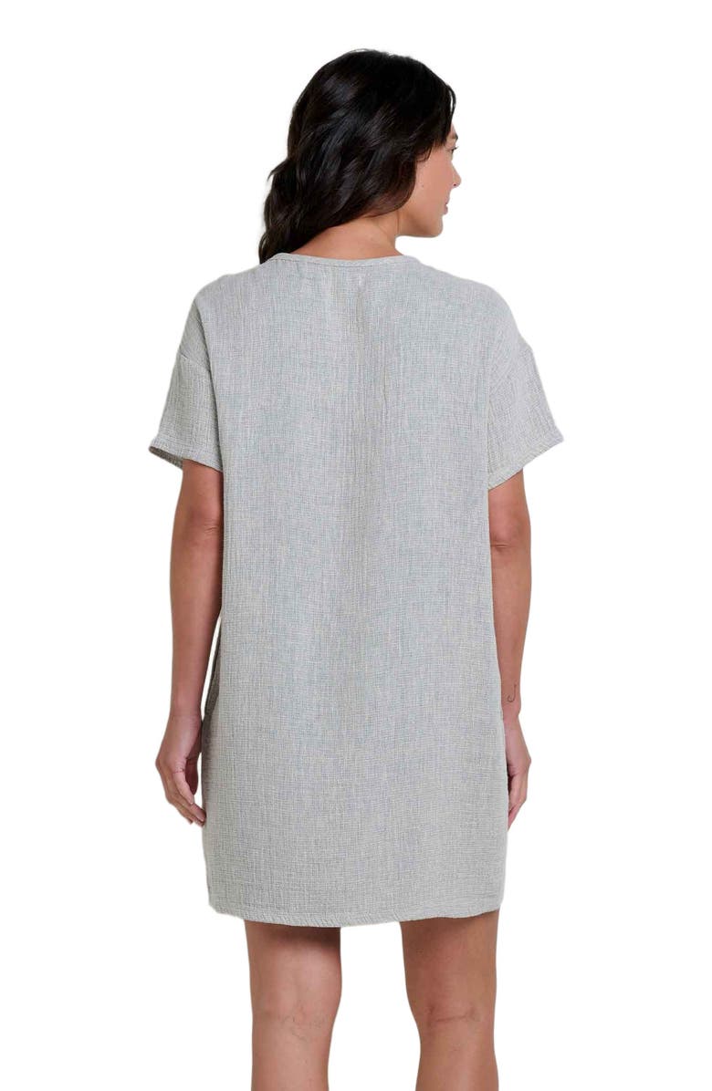 Toad & Co Tate Double Weave Short Sleeve Dress, Alternate, color, Salt