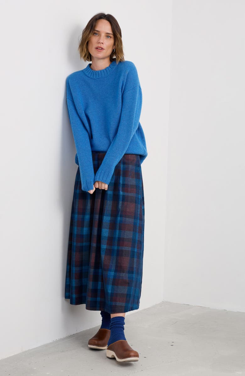 Seasalt Cornwall Evening Bay Merino Wool Blend Crewneck Sweater, Alternate, color, Knit Melange Jetty