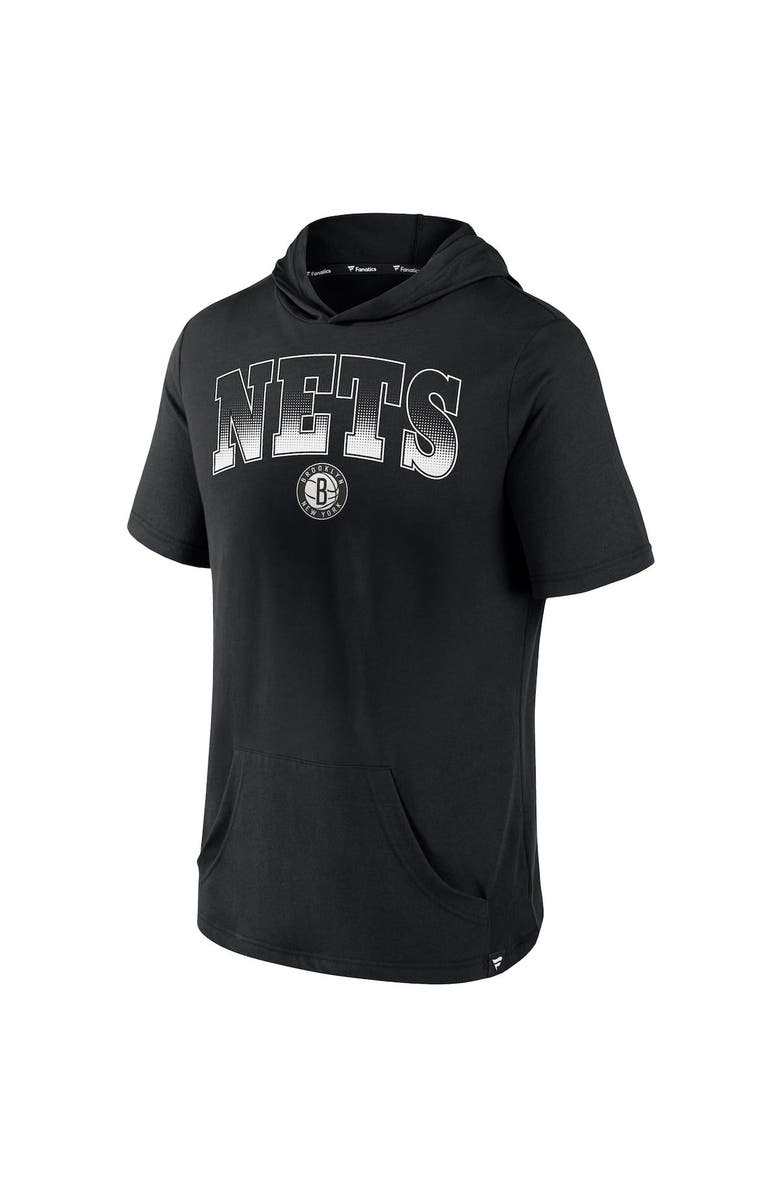 FANATICS Men's Fanatics Branded Black Brooklyn Nets Guard The Rim Hoodie T-Shirt, Alternate, color, Black