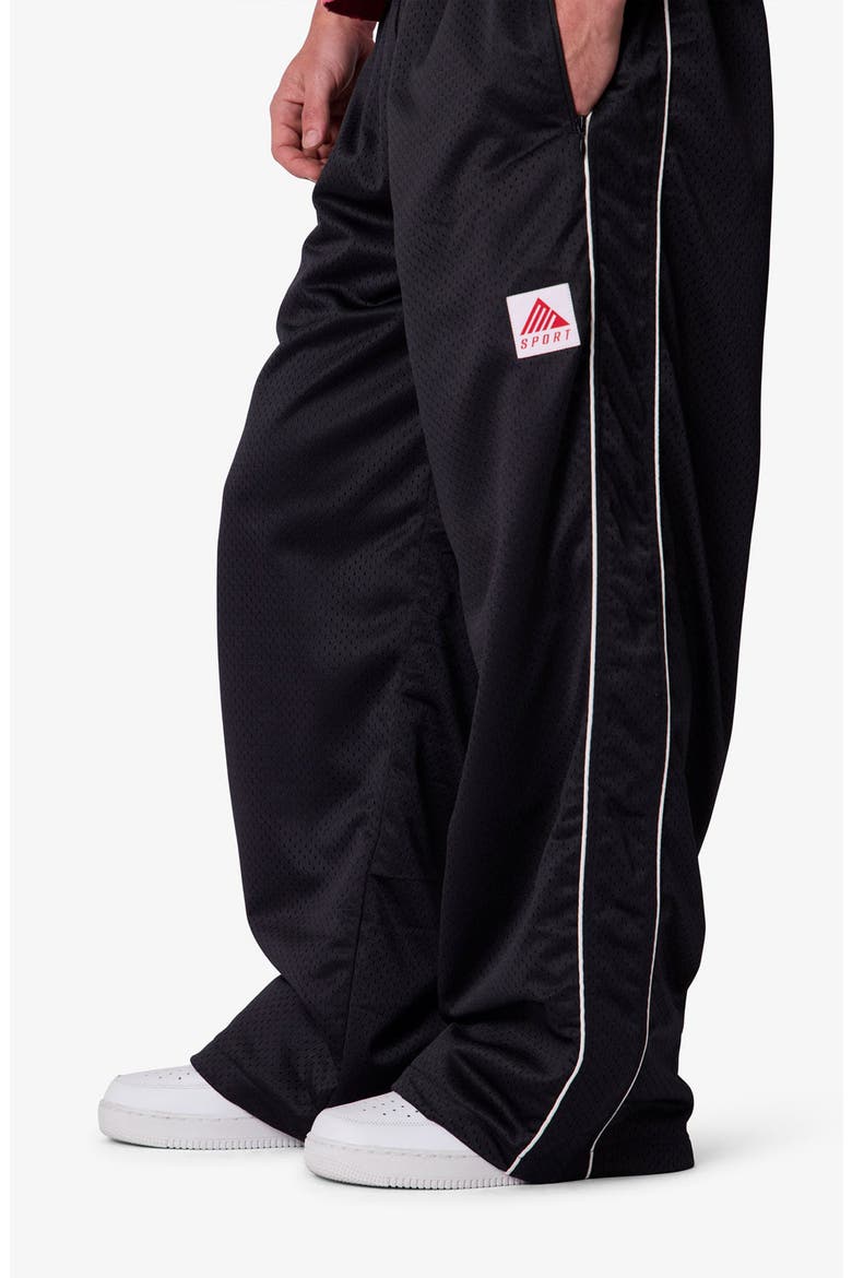 Sport Mesh Track Pants, Alternate, color, BLACK