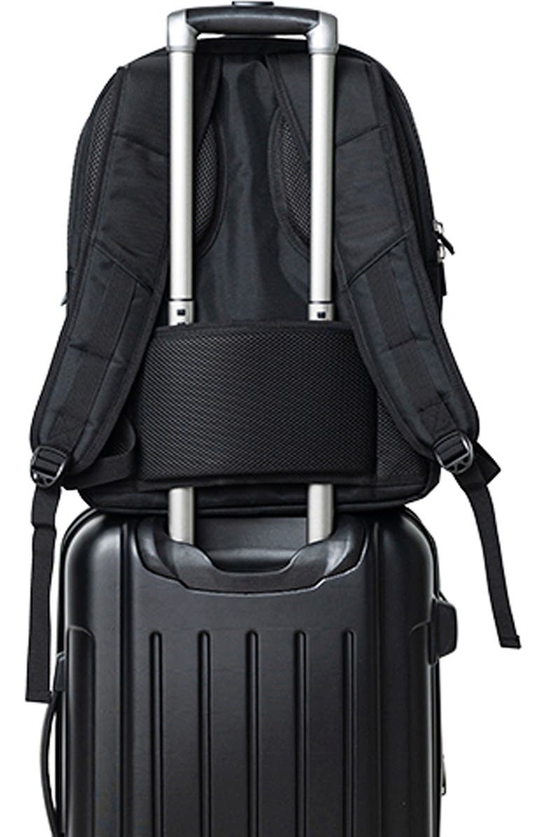 Kenneth Cole Brooklyn Backpack, Alternate, color, Black