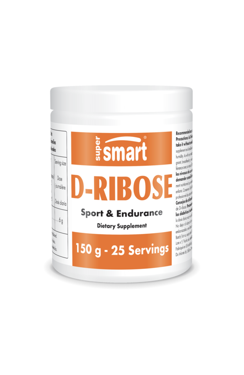 SuperSmart D-Ribose Powder 6mg, Main, color, NO COLOR