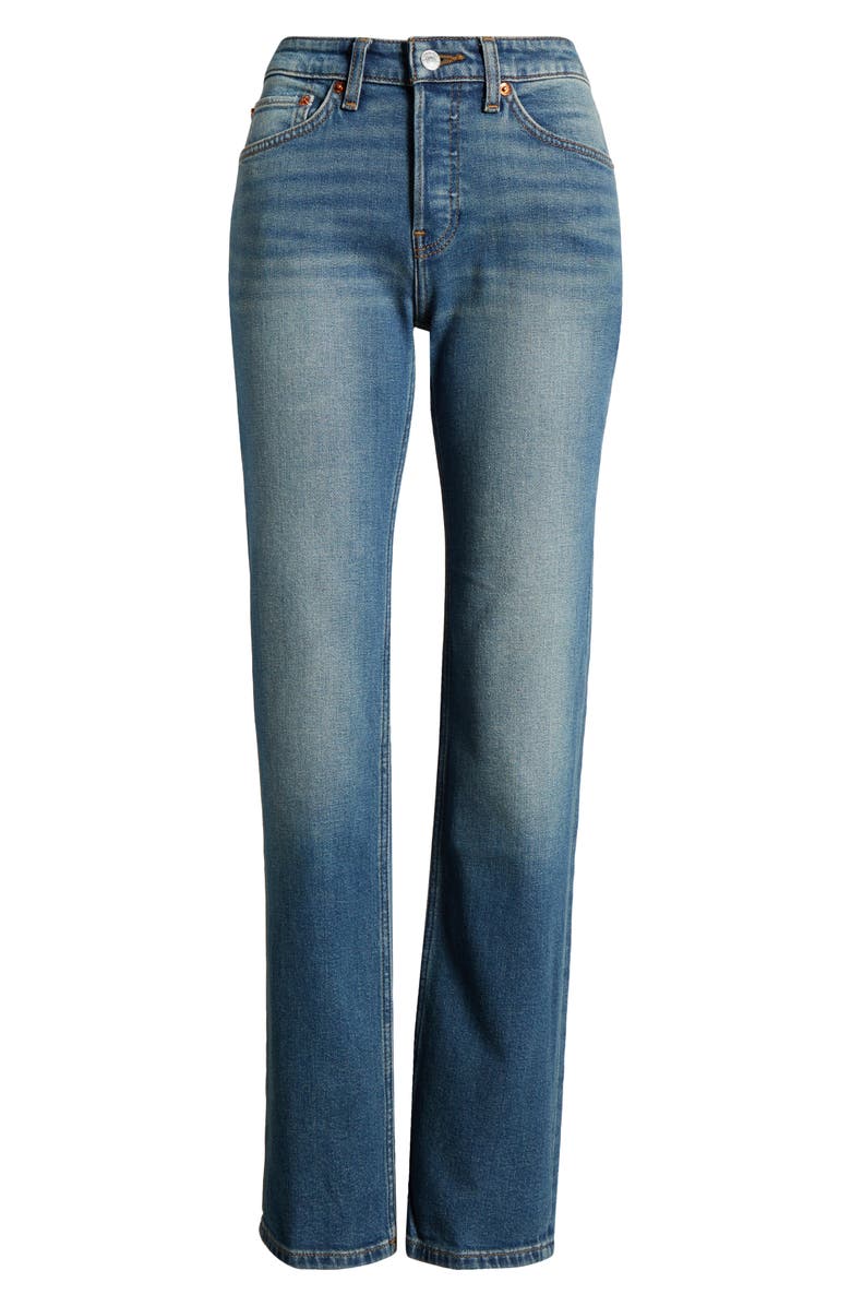 Re/Done The Anderson Straight Leg Jeans, Alternate, color, 