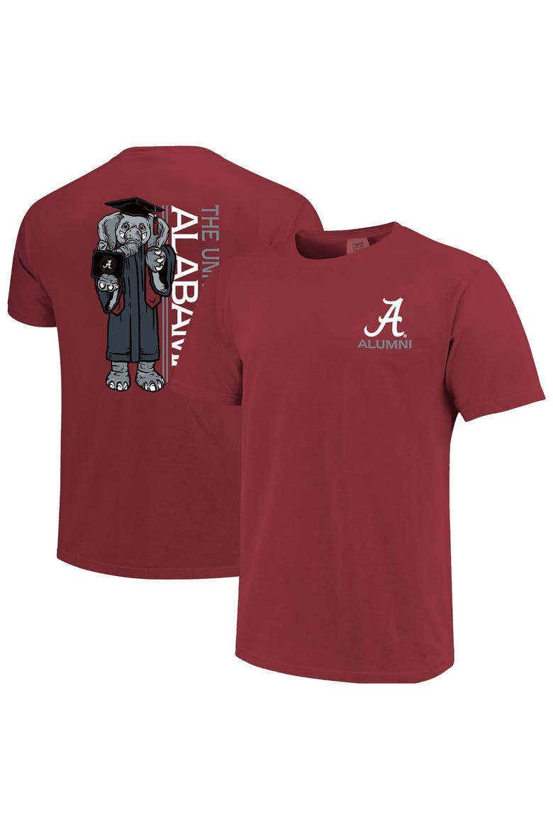 Men's Crimson Alabama Crimson Tide Mascot Grad Achievement Unlocked T-Shirt, Main, color, Crimson