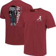 IMAGE ONE Men's Crimson Alabama Crimson Tide Mascot Grad Achievement Unlocked T-Shirt